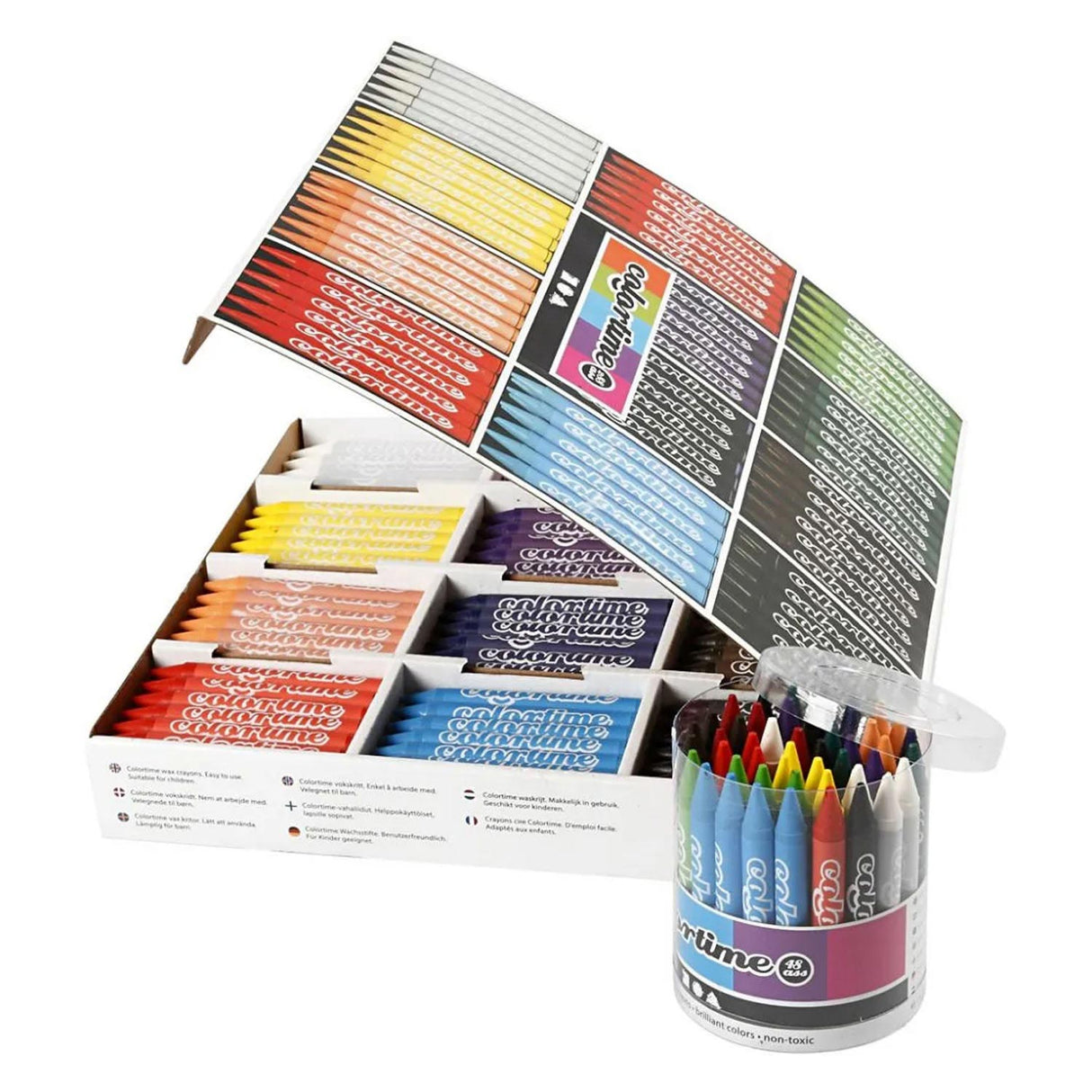 Grande craie de couleur de package, 288 pcs.