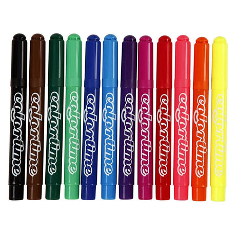 Colortime hromadné balení s 12x24 barevnými jumbo fixy