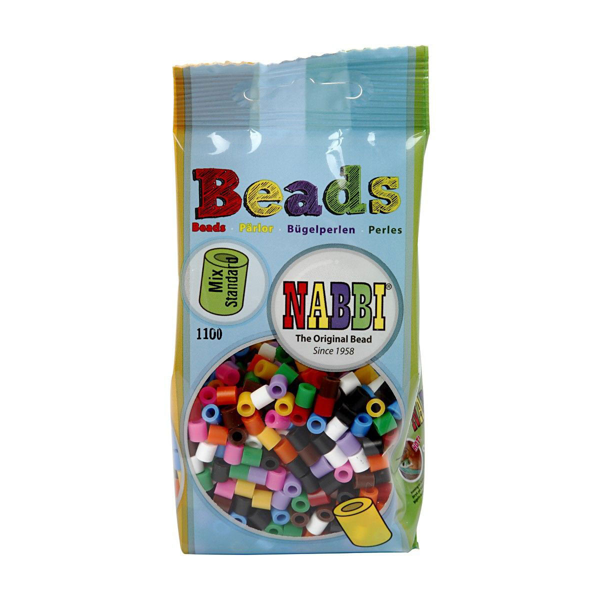 Iron beads - Basic colors, 1100st.