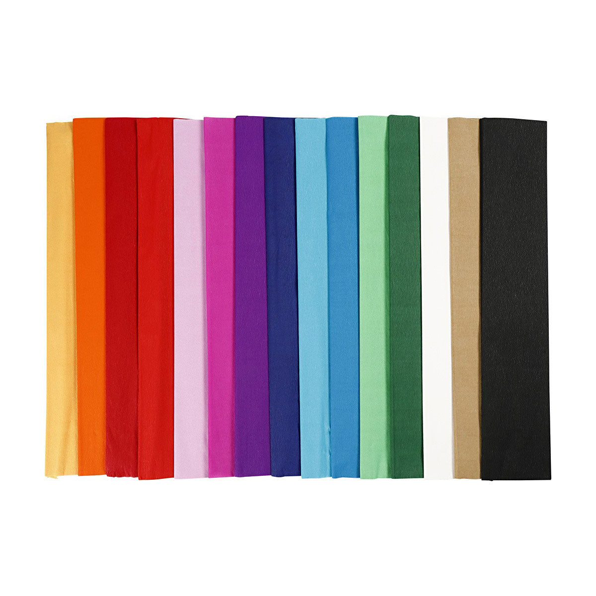 Creativ Company Crepe Papier Basic Colours, 15..