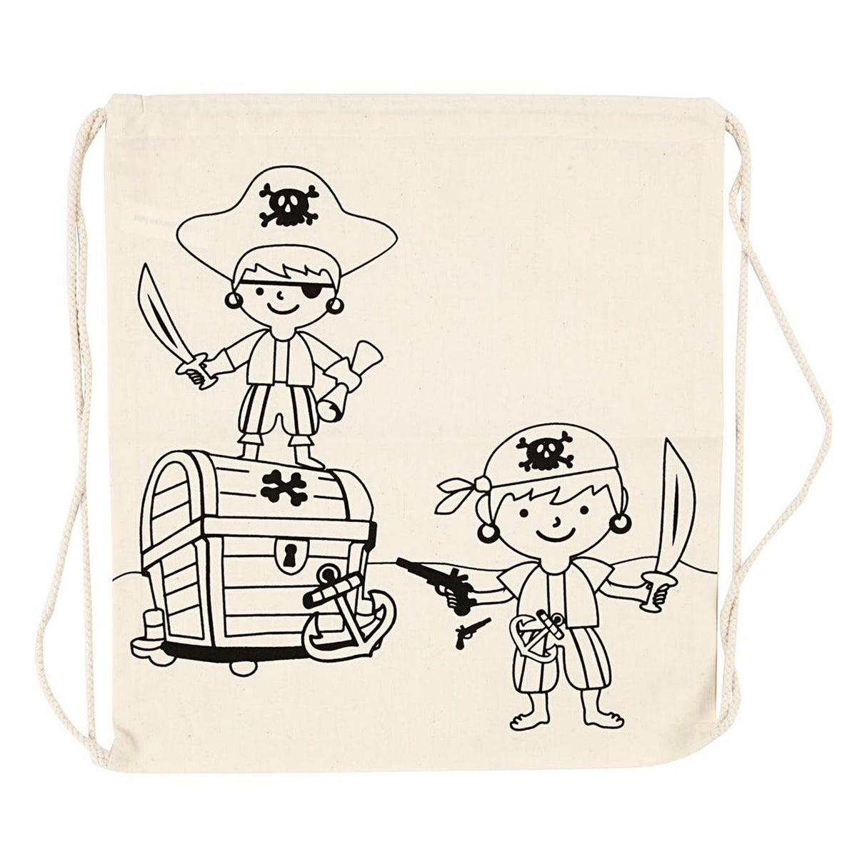 Creativ Company - Creative Company - Gym Bag Pirates 37x40 cm