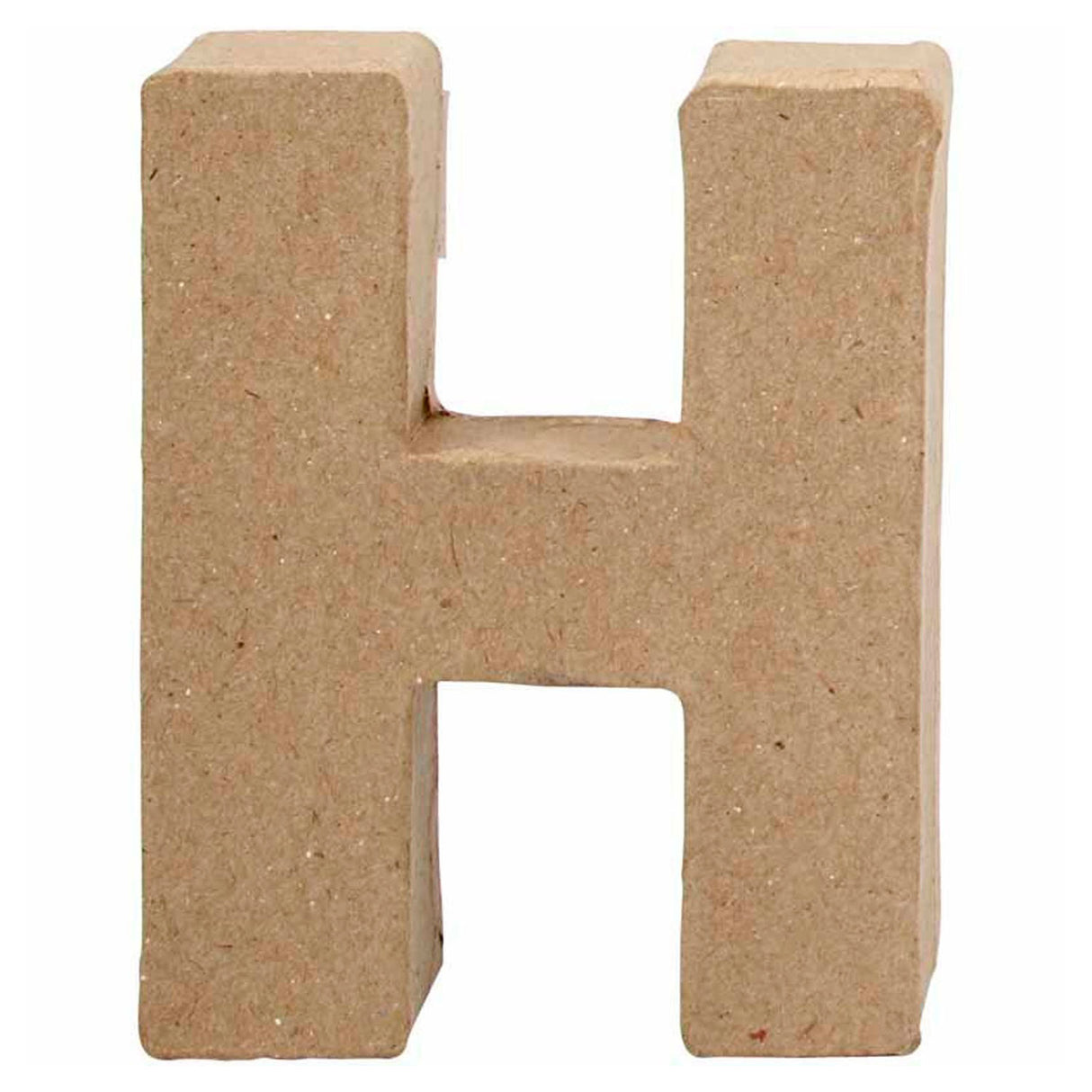 Creativ företagsbokstav papier-maché - h, 10cm