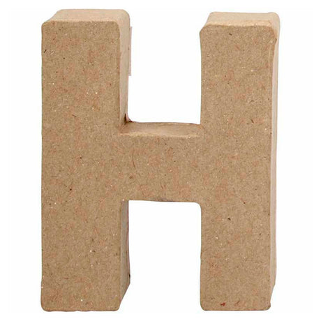 Kreativna črka podjetja iz papirmašeja - h, 10 cm