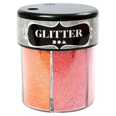 Creativ Company Glitters Kleuren, 6x13gr.