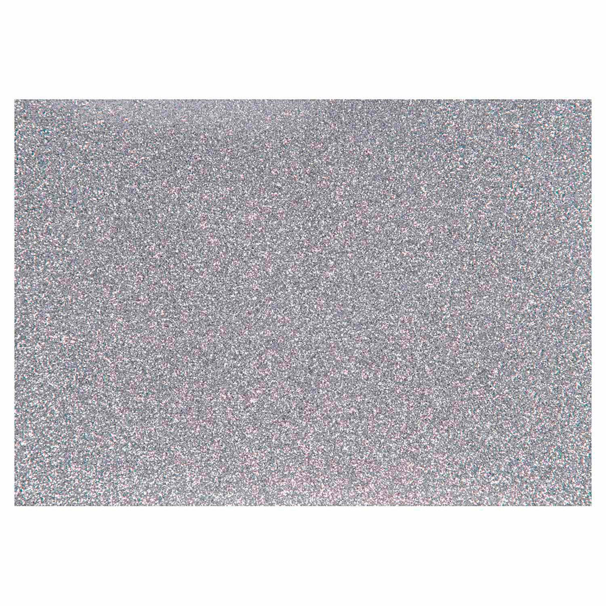 Folha de ferro com glitter prateado da Creative Company, a5