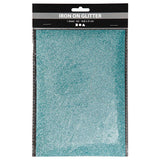 Creativ Company iron-on film glitter light blue, A5