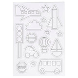 Creativ Company color your own magnets - transport