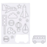 Creativ Company color your own magnets - transport