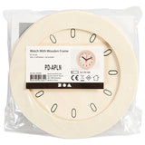 Creativ company https: www.cchobby.nl clock-with-wooden-frame-d-15-cm-1-piece