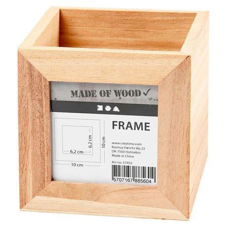 Firma Creativ https: www.cchobby.nl półka na długopisy-rozmiar-10x10x10-cm-rozmiar dziurki-6-2x6-2-cm-1-szt.