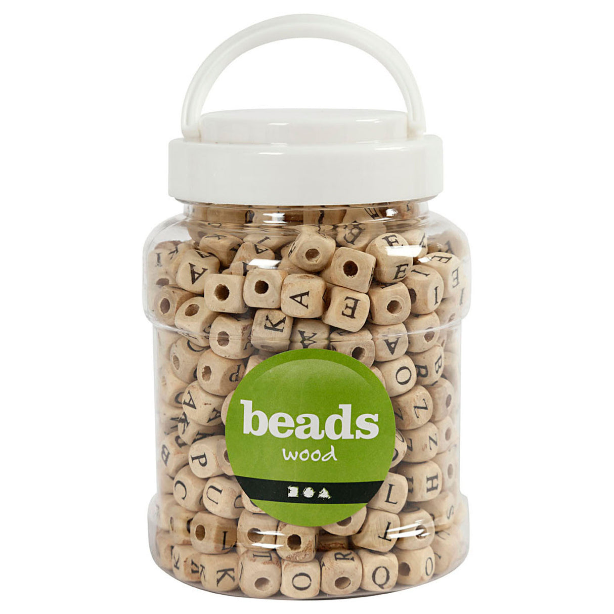 Société créative https : www.cchobby.nl perles-en-bois-taille-9x9x9-mm-taille du trou-3-mm-environ-400-pièce-185-gr-400-ml-1-seau