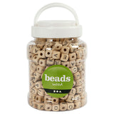 Société créative https : www.cchobby.nl perles-en-bois-taille-9x9x9-mm-taille du trou-3-mm-environ-400-pièce-185-gr-400-ml-1-seau