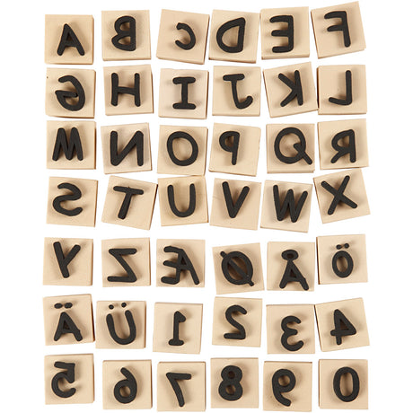 Firma Creativ https: www.cchobby.nl stemple-piankowe-rozmiar-3x3-cm-grubość-13-mm-42-sztuka-1-pudełko