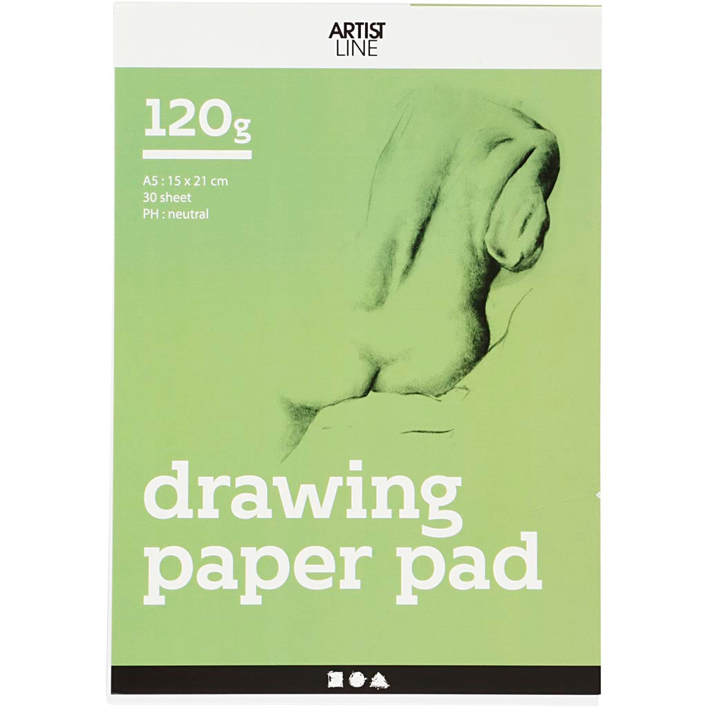 Dessin Block White A5 120GR, 30 feuilles