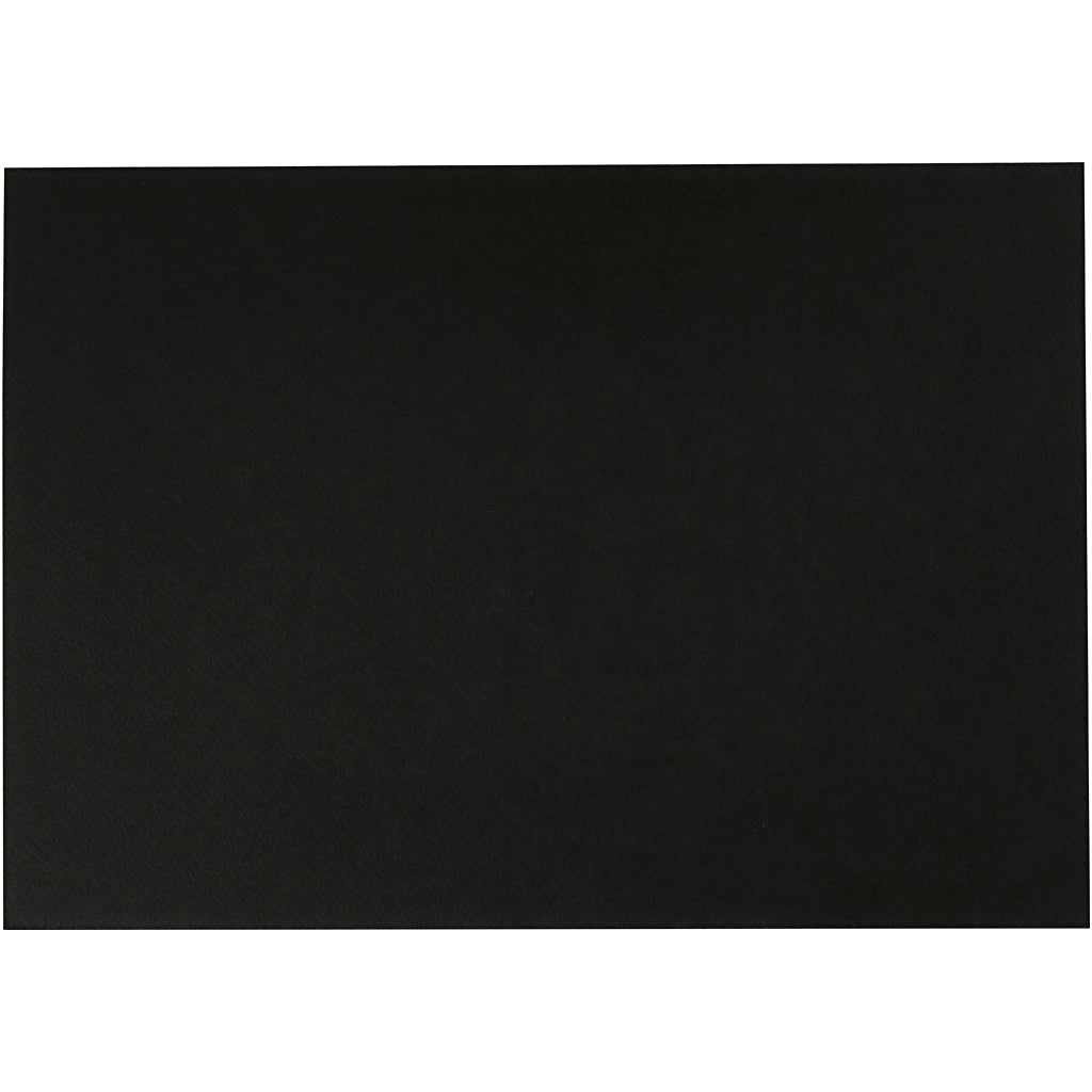 Watercolor paper Black A4 300gr, 10 sheets