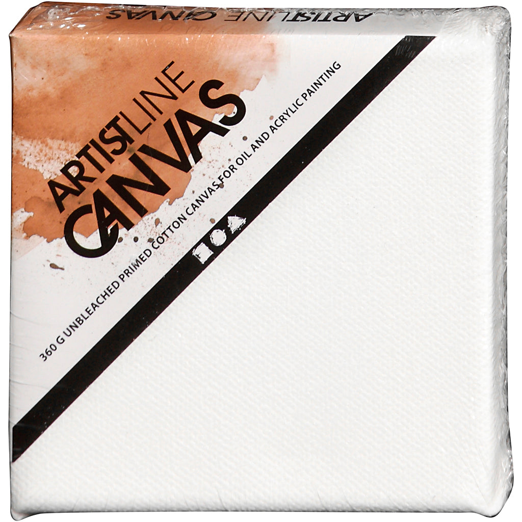 Artistline Canvas White, 10x10 cm