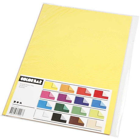 Podjetje Creativ https: www.cchobby.nl color-bar-paper-a4-vel-210x297-mm-100-gr-16-div-vellen-1-doos