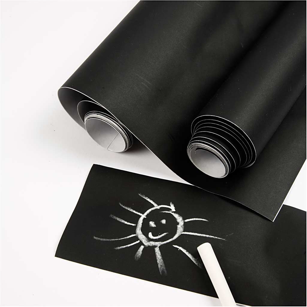 Creativ Company chalkboard film black, 2m