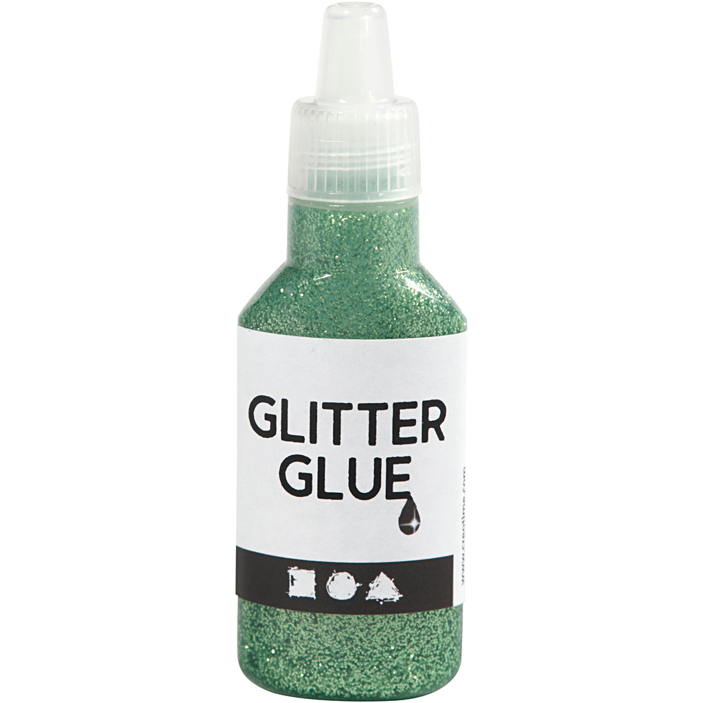 Creative Company Glitter Glue Gue Green, 25 ml