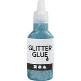 Creativ Company glitter glue light blue, 25ml