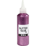 Creativ Company purple glitter glue, 118ml