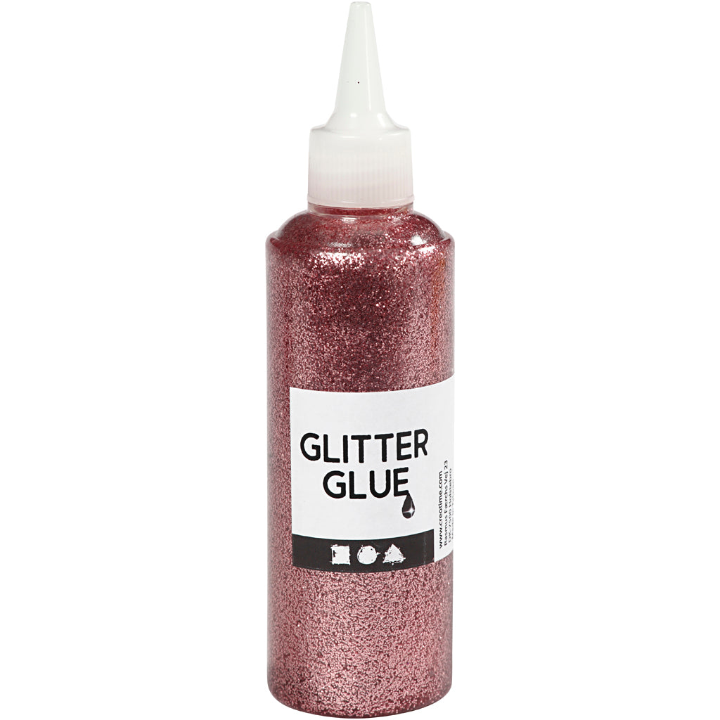 Creativ Company Glitter Glue Light Pink, 118 ml