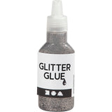 Creativ Company Glitterlijm Zilver, 25ml