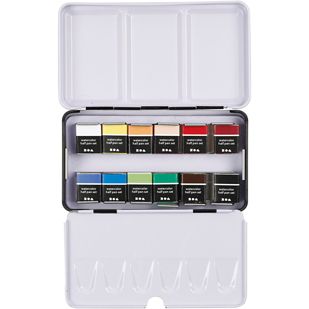 Creativ Company Art Aqua Aquarel Paint, 12 colores