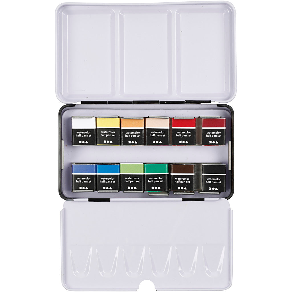 Creativ Company Art Aqua Aquarel Paint, 12 farver