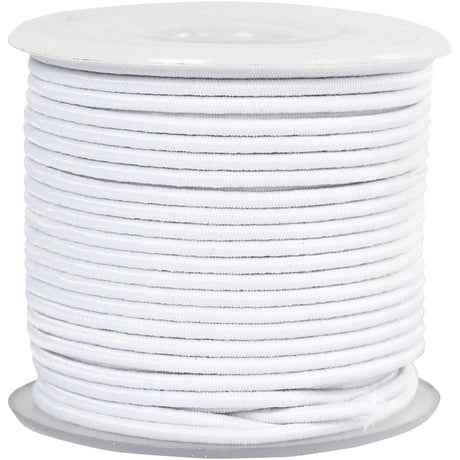 Elastyczna grubość 2 mm biała, 25 m