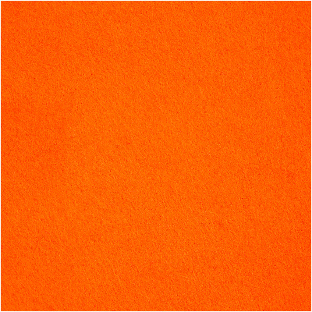 Creativ Company Hobby Felt Orange A4, 10 sheets