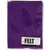 Creativ bedriftshobbyfilt, lilla, A4, 10 ark