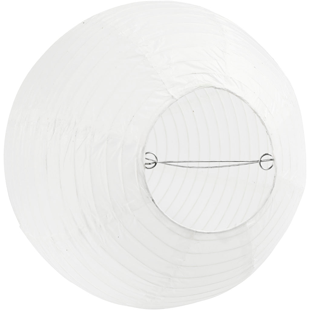 Creativ Company Rice Paper Lamp White Drop, 27 cm