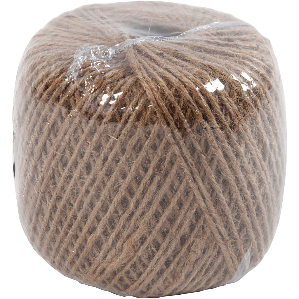 Creativ Company Natural Hemp Rouw 2mm, 190m