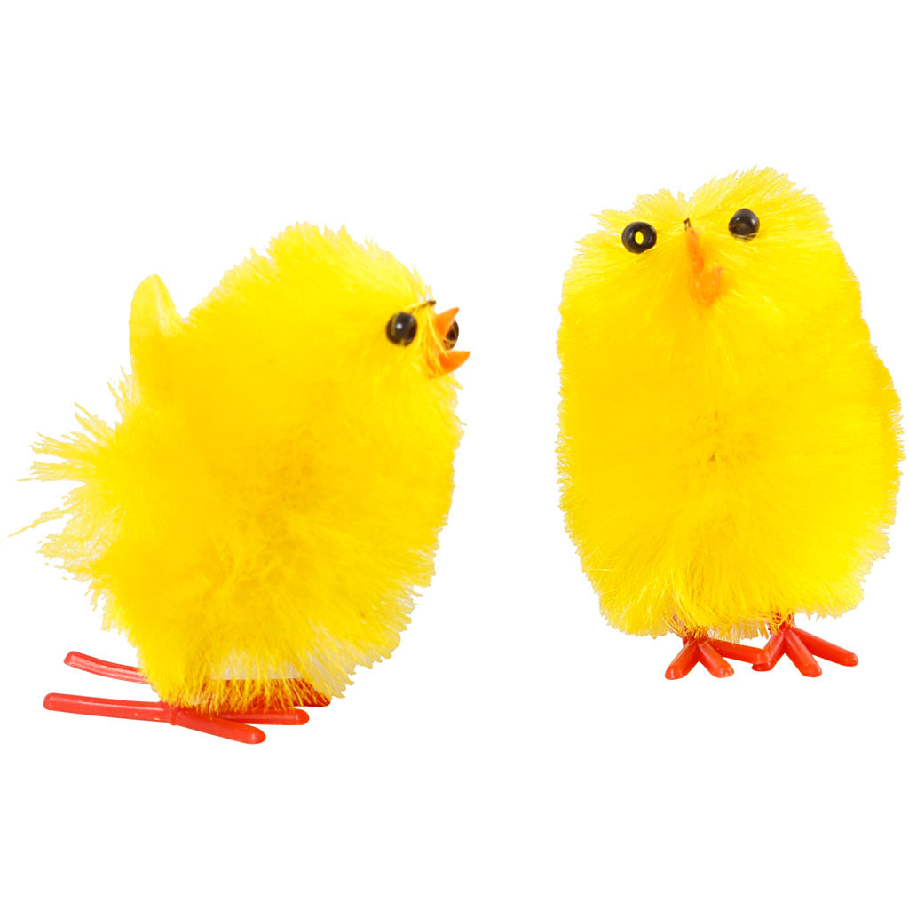 Creativ Company Yellow Easter Chicks Chenille, 12st.