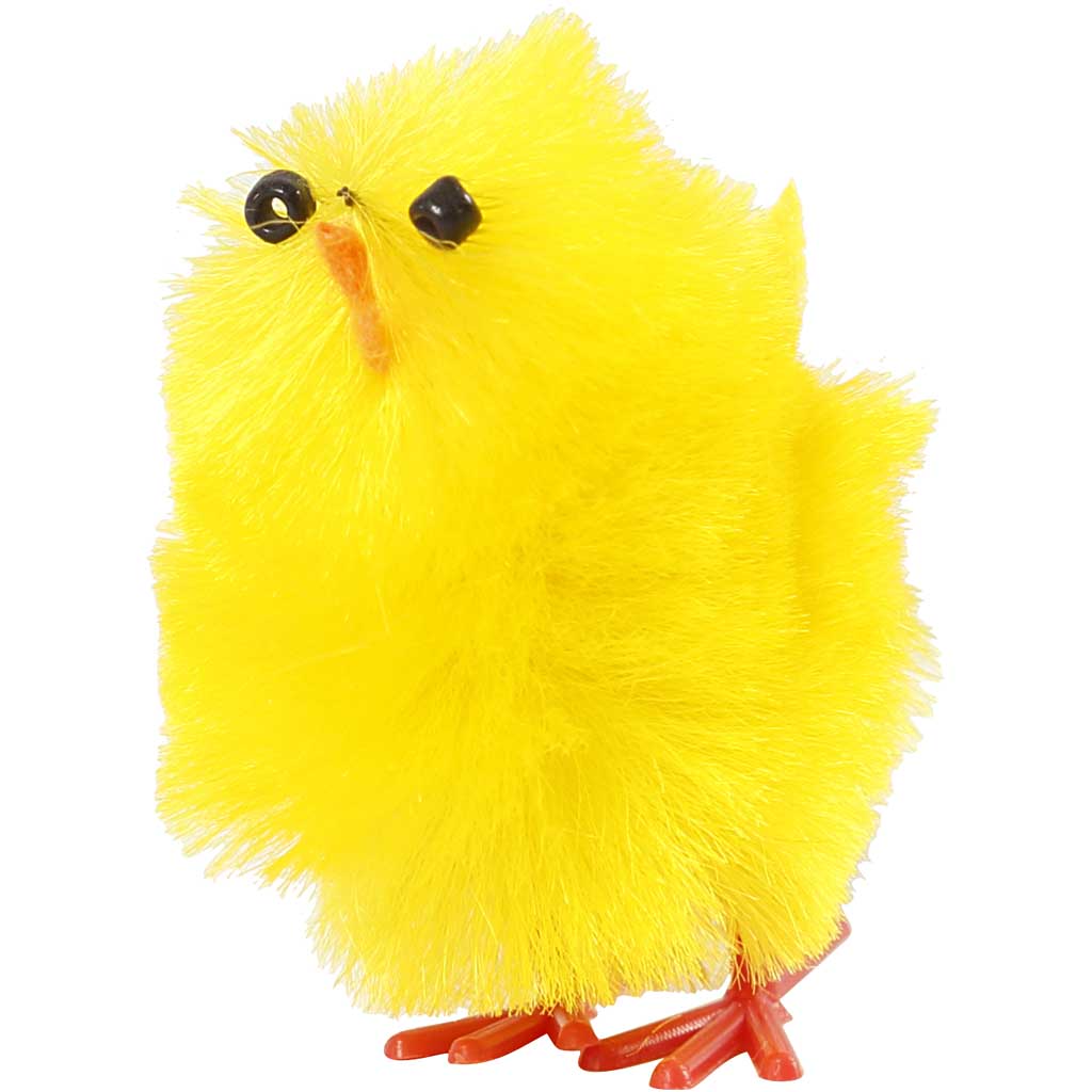 Creativ Company Yellow Easter chicks Chenille, 12st.