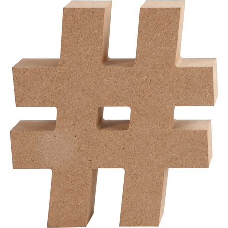 Symbol firmy Creativ #mdf 13cm, 1szt.