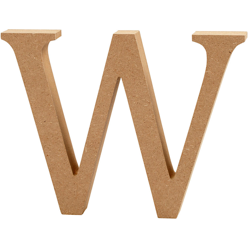 Creative company letter W, MDF, 13cm, 1 pc.