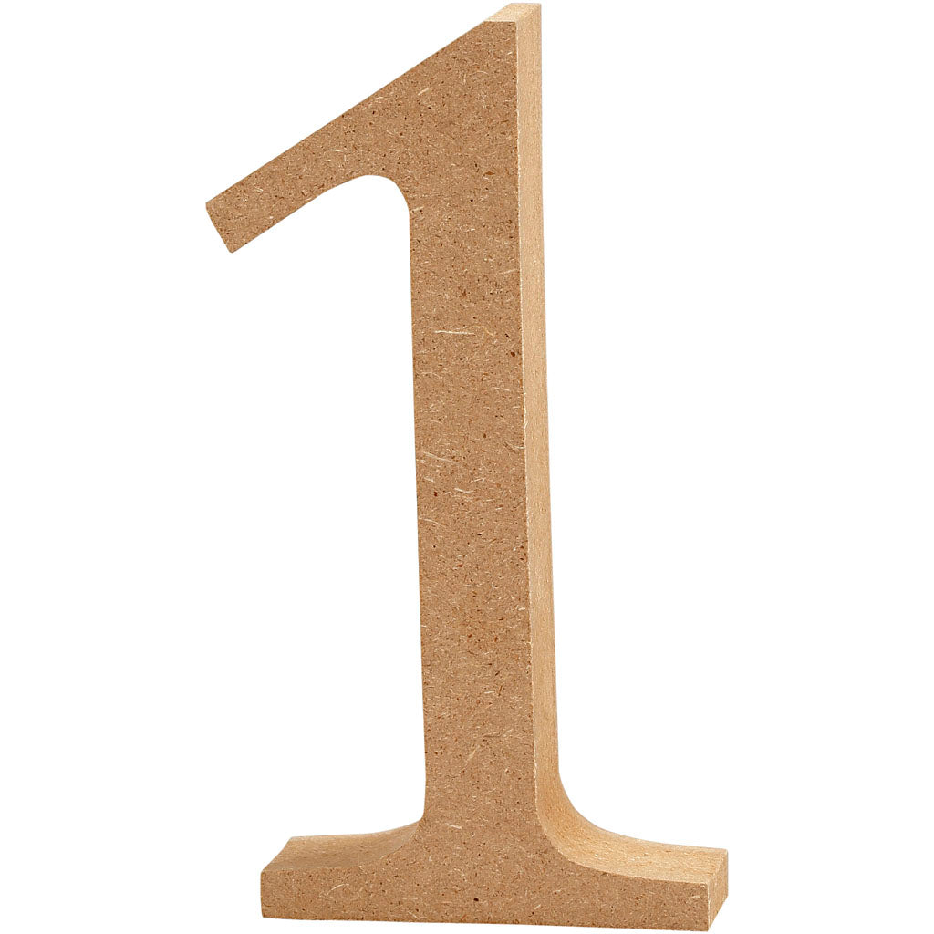 Creativ Firma Nummer 1 MDF 13cm, 1..