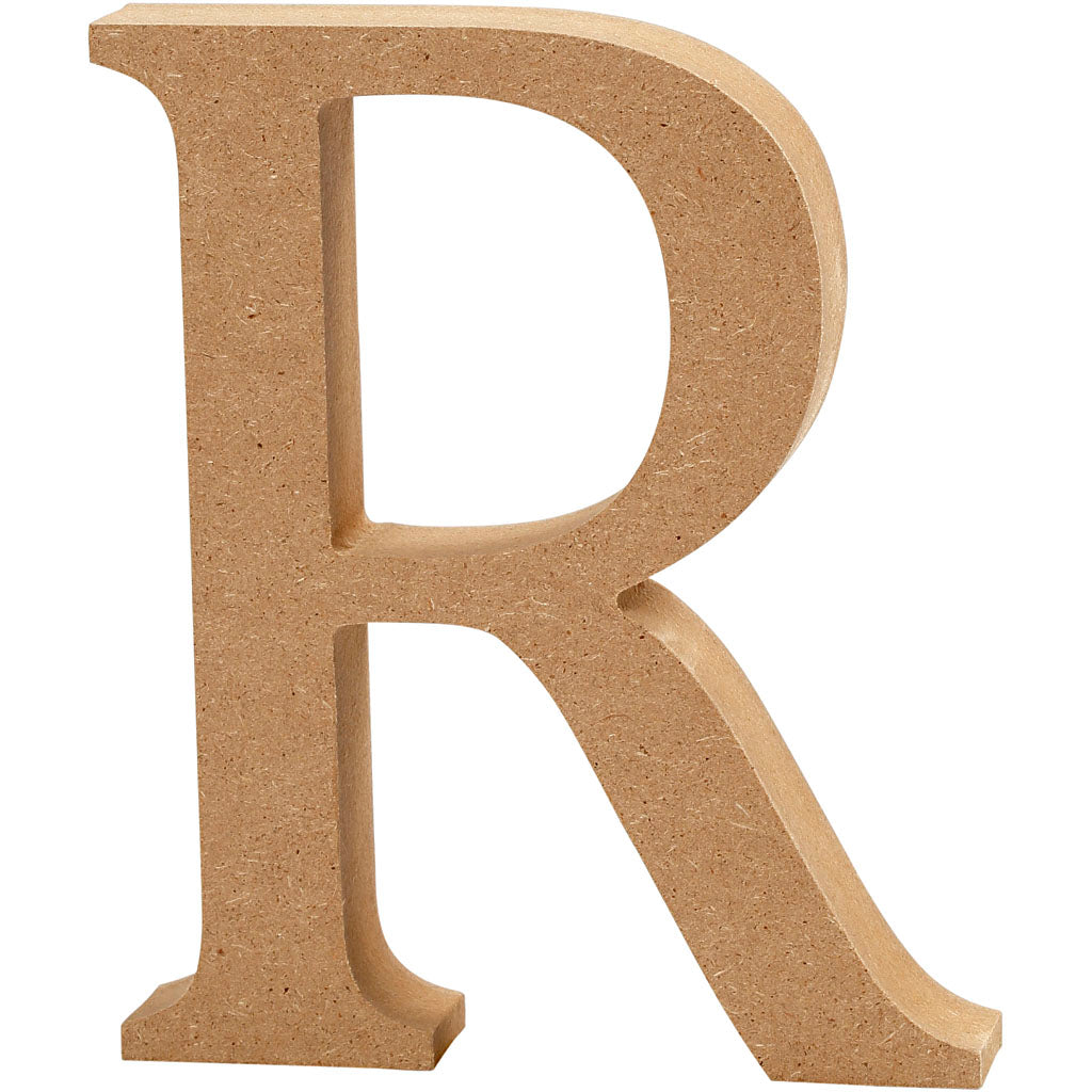 Creativ company letter R MDF 8cm, 1pc.