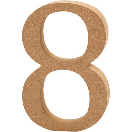 Creativ Company Numer 8 MDF 8 cm, 1st.