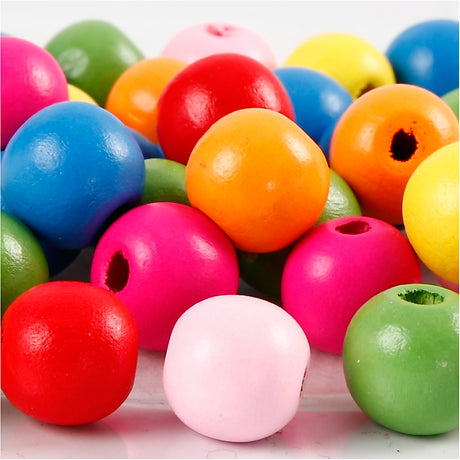Creativ company https: www.cchobby.nl wooden-beads-d-12-mm-hole-size-2-5-3-mm-ca-40-div-diverse-colours-22-gr-1-box