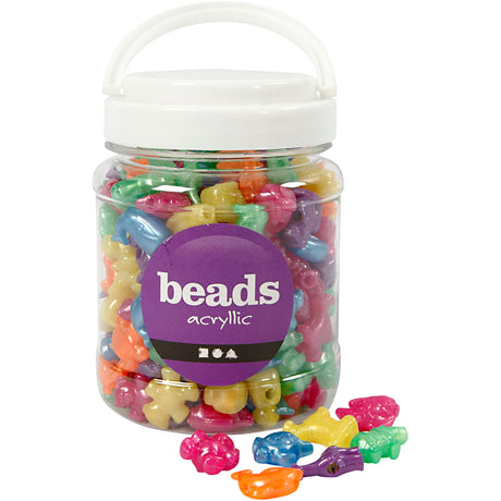 Creativ Company Figurs Peads Pearl Clear in Pant, 220st.
