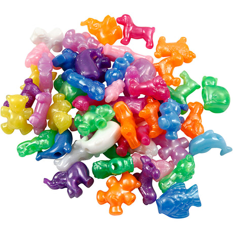 Creativ Company Figurs Peads Pearl Clear in Pant, 220st.