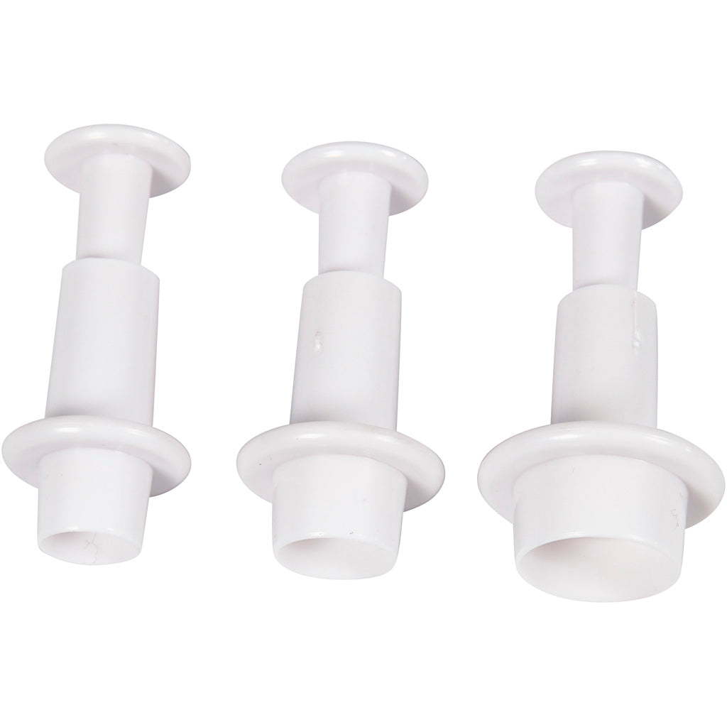 Creativ company https: www.cchobby.nl cut-out shapes-with-stamp-circle-d-1-1-1-3-1-7-cm-white-3-piece-1-box