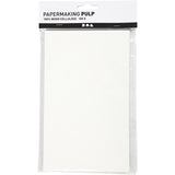 Creativ Company Papier Pulp Off-white 20x12cm, 100gr