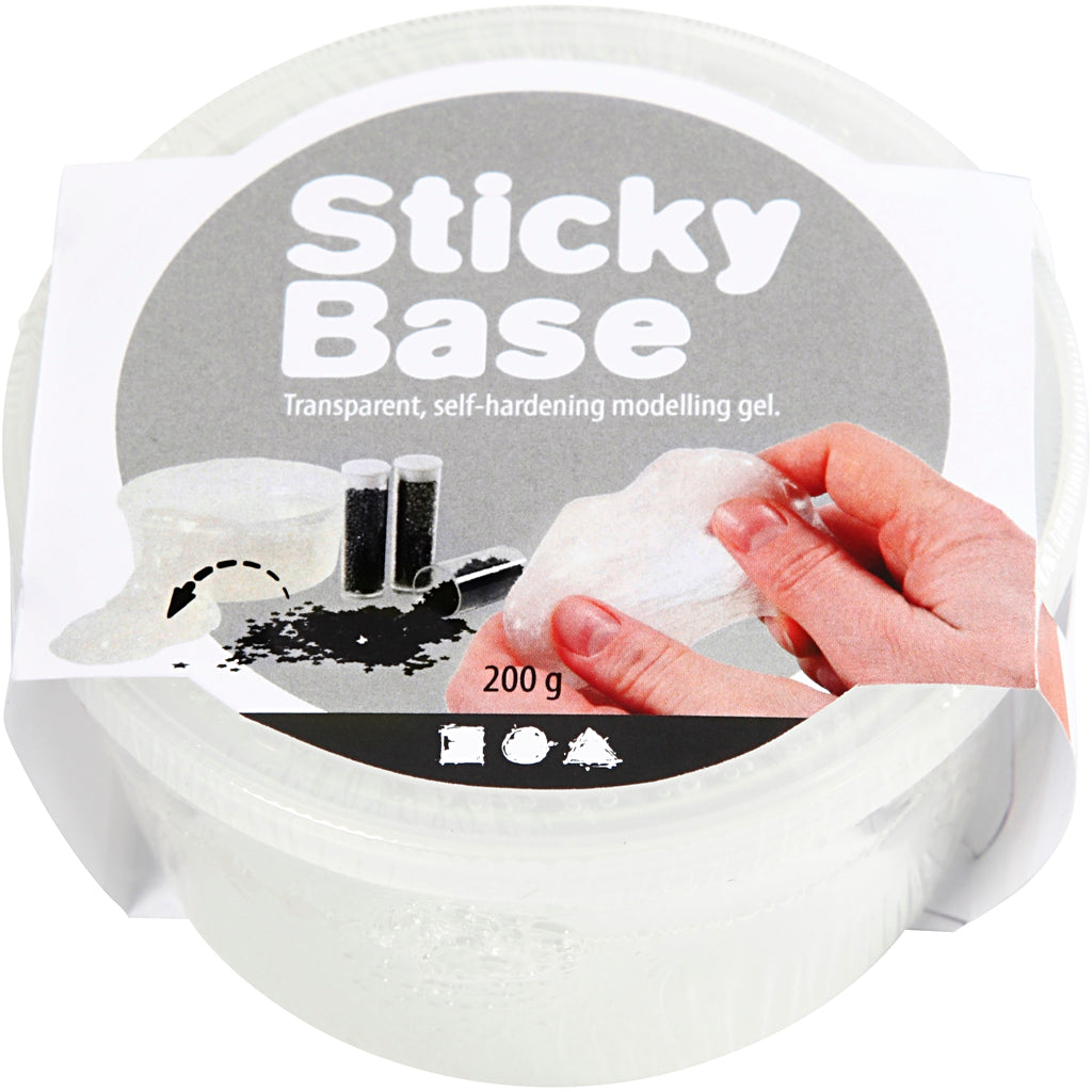 Creativ Company Sticky Base Mountain Gel, 200Gr