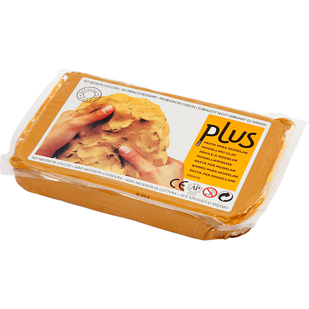 Creativ Company Zelfhardende Klei, Currykleur, 1000 gr