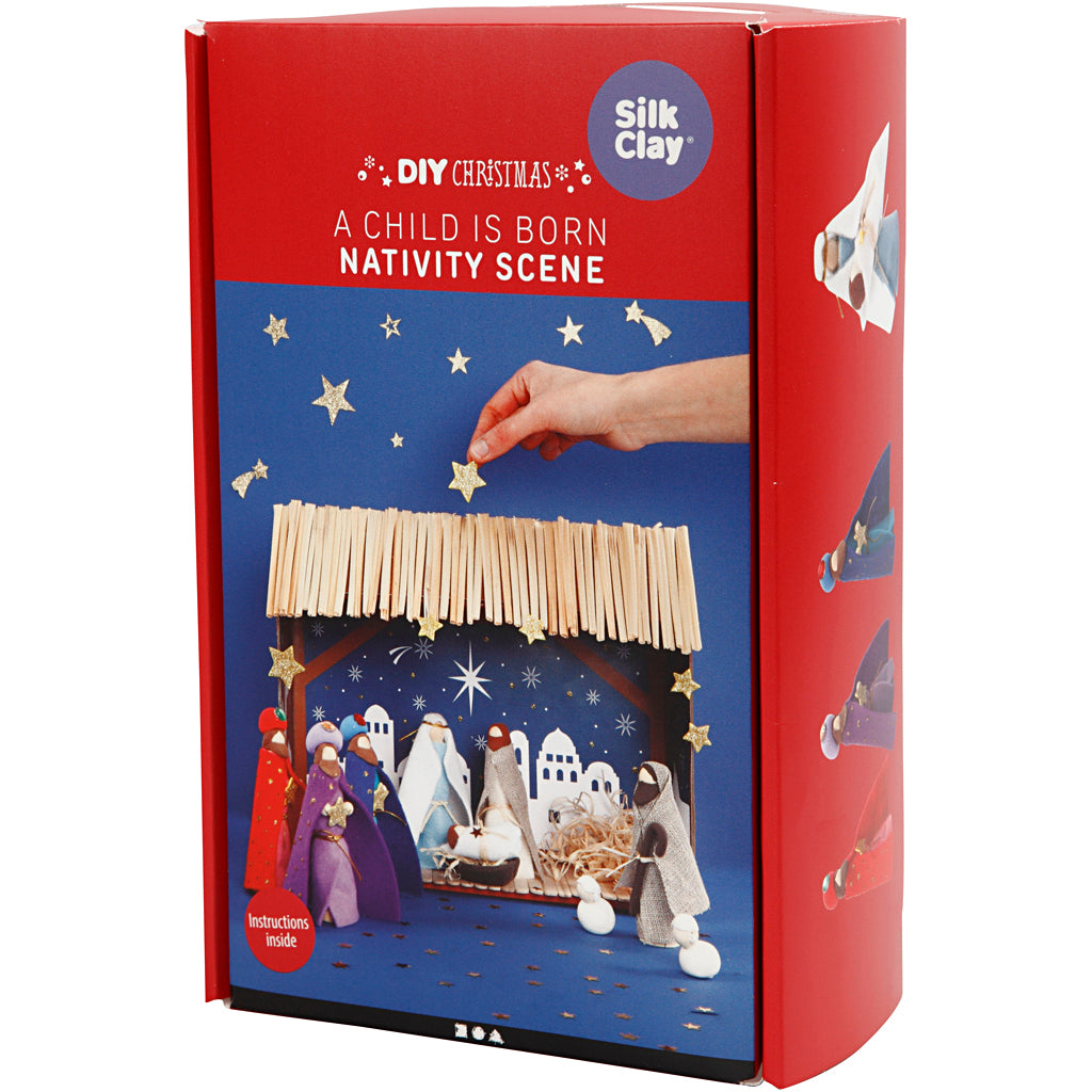 Creativ Company Wooden Nativity Craft Set