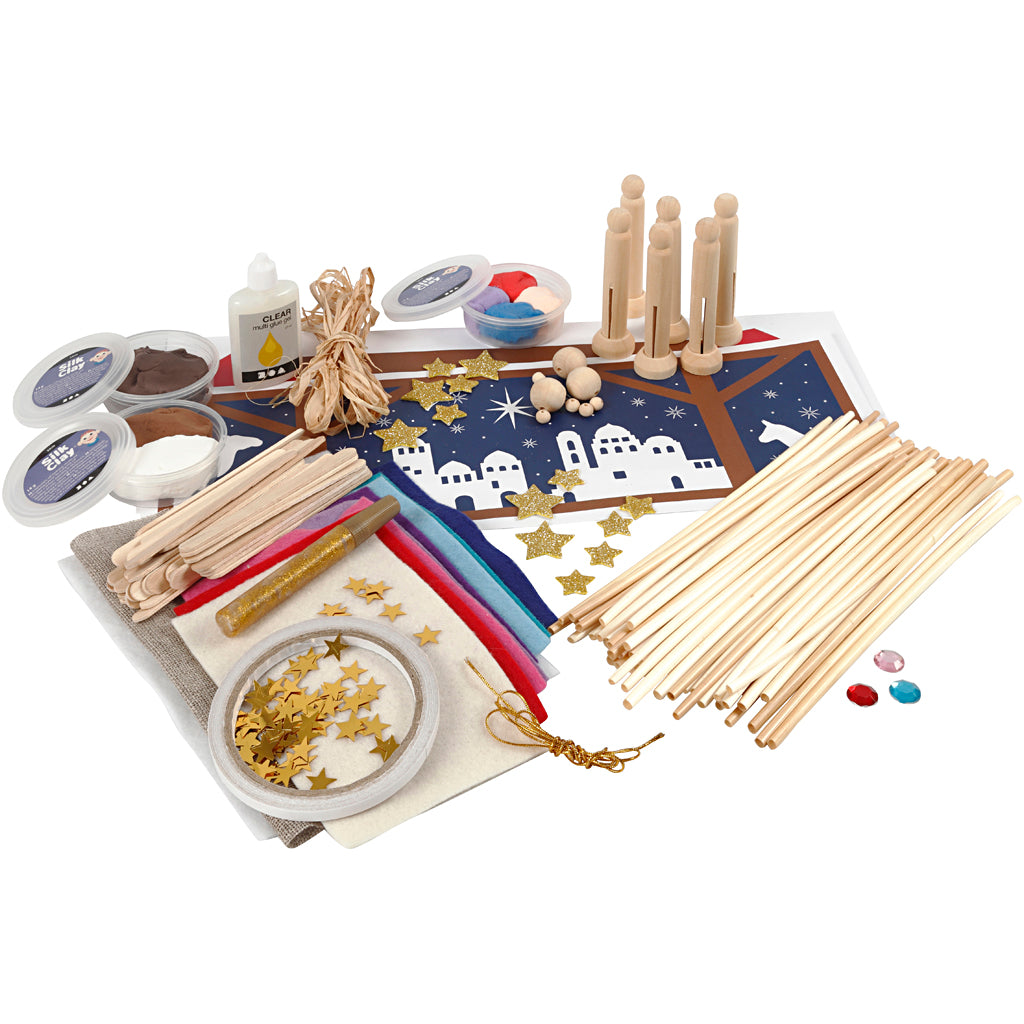 Creativ Company Wooden Nativity Craft Set